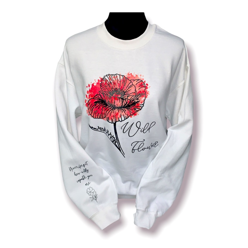 Wild Flower Graphic Sweatshirt